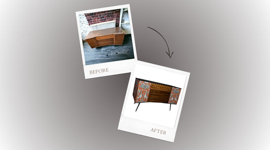 Reviving Beauty: The Lewes Discovery - A Vintage Uniflex Sideboard Transformation